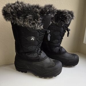 Black Winter Boots